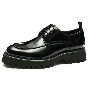Zapatos de Cuero para Hombre, Impermeables, Transpirables, Elegantes, Formales, Casuales, de Talla Grande, con Aumento de Altura - Product Image 3