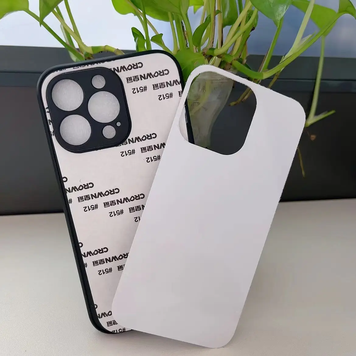 High quality DIY soft 2D sublimation non-slip TPU bumper blanks heat press phone case for iPhone X 11 12 13 14 pro max