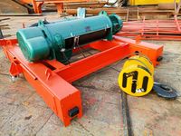 Pont roulant à double poutre de 32 tonnes avec PLC intégré, chariot de levage, moteur, engrenage, télécommande sans fil et structure en acier spécial