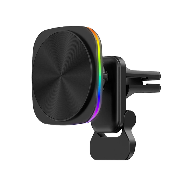 15W Magnetic Wireless Car Charger Air Vent Phone Holder Mount for iPhone 17 16 15 14 13 Pro Max