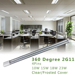 1200mm SMD <span class=keywords><strong>LED</strong></span> 360 độ 4-pin <span class=keywords><strong>2g11</strong></span> cơ sở PL-L sữa/4 P Dulux L PLL 9W 18W 23W 4 pin <span class=keywords><strong>2g11</strong></span> đèn - Product Image 2