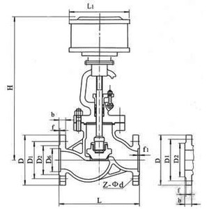 Válvula de Cierre Neumática J641H con Brida de Acero al Carbono para Aplicaciones Generales a Temperatura Normal - Product Image 2