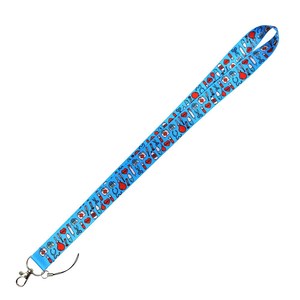 Customizable Nylon Fabric Lanyard with ID Card Holder Washable