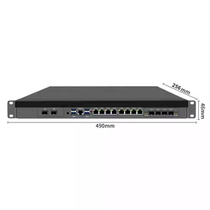ไฟร์วอลล์แบบติดตั้งบนแร็ค Topton 1U มินิพีซี Xeon E5-2699V4 2695V4 C612 X99 4*/2*10G SFP 8*2.5G LAN 2*NVMe 2*SATA เซิร์ฟเวอร์โฮสต์ NAS 1U-8L - Product Image 4
