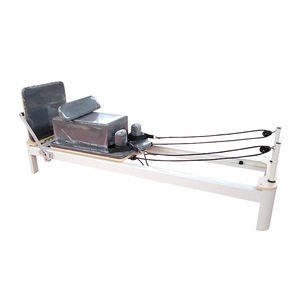 Reformer <span class=keywords><strong>Pilates</strong></span> in Alluminio Bianco Resistente per Fitness Domestico e Commerciale - Product Image 2