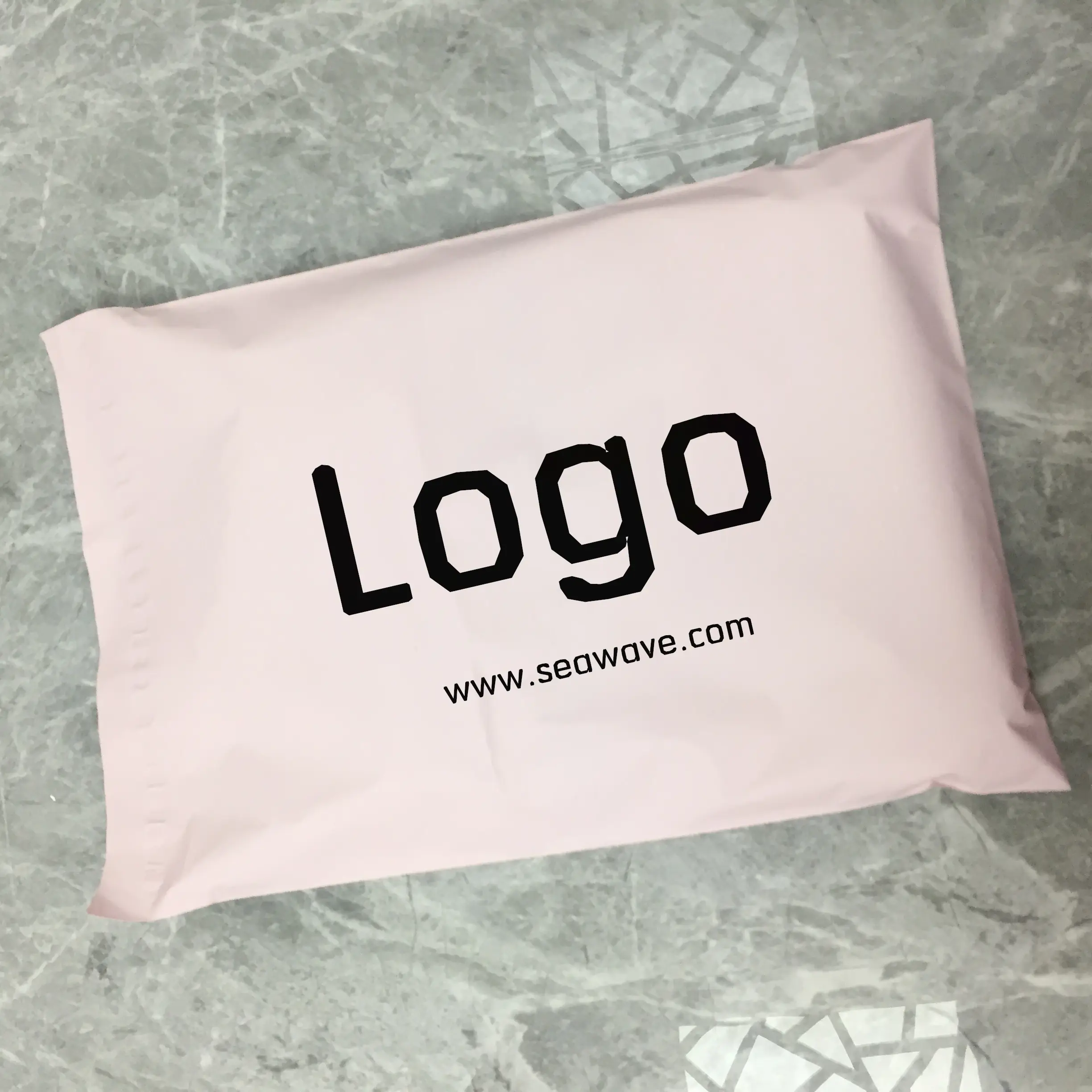 Silver poly Recycled Plastic Courier Mailing Shipping biodegradable poly bag with custom logo grey and colorful
