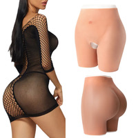 Shaper de corps en silicone, gros fessier artificiel, différentes tailles plus, silicone épaissi 1,2-2,0 cm, rembourrage pour les fesses et les hanches, culotte rehausseuse