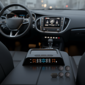 Sistema de Monitoreo de Presión de Neumáticos Digital PSC300, 50 Psi, 433Mhz, Sensor Externo, Pantalla LCD, para la Seguridad del Vehículo - Product Image 2