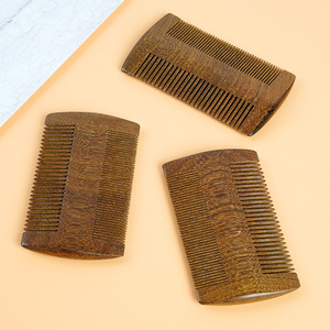 Peine de Madera de Palisandro Premium Engrosado de Doble Cara con Dientes Finos y Anchos para el Cuidado del Cabello y la Barba - Product Image 4