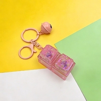 Porte-clés Anime en silicone électroplaqué pour clavier mécanique anti-stress, petit cadeau pour voiture, étanche et tendance