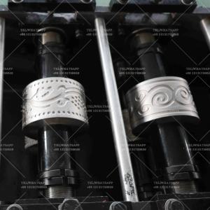 Machine de matériau de construction de <span class=keywords><strong>porte</strong></span> de volet roulant Machine de formage de feuilles de modèle de gaufrage en acier - Product Image 4