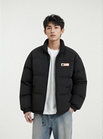 Veste légère de luxe de haute qualité, manteau d'hiver chaud et épais, style homme coupe courte coupe-vent personnalisé