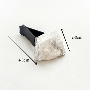 Clip de ventilation créatif pour voiture en cristal naturel non poli, pierre brute et gravier concassé, accessoire de ventilation <span class=keywords><strong>automobile</strong></span> - Product Image 4
