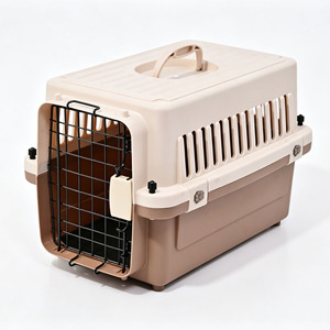 <span class=keywords><strong>Cage</strong></span> de transport classique et tendance <span class=keywords><strong>pour</strong></span> animaux de compagnie, anti-choc, <span class=keywords><strong>pour</strong></span> <span class=keywords><strong>chien</strong></span> et chat, portable, avec poignée, ventilée et respirante - Product Image 5