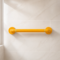 Barre d'appui de sécurité pour salle de bain, main courante murale antidérapante en nylon et acier inoxydable, barre de soutien pour douche, idéale pour personnes âgées et handicapées, pour toilettes