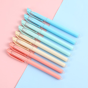 Stylos à bille promotionnels personnalisés les plus vendus avec logo, effaçables à la chaleur, encre multicolore 0,5 mm 0,7 mm, bleu, rouge - Product Image 1