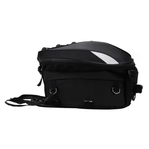 JFG universal Waterproof High quality Oxford Cloth carbon fiber pattern Motorcycle Tail Bag