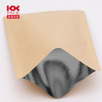 Kantong Kertas Kraft Foil Murah dengan Resleting untuk Teh, Hadiah, Camilan, Sachet Kecil untuk Kemasan Individu