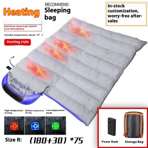 Portable Eco-friendly Graphene Heated Sleeping Bag USB Power Bank 3-Second Rapid <b>Heating</b> Overheat Protection IPX2 Waterproof - Product Image 3