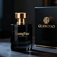 Flacon de parfum en verre de forme unique Nouvelle recommandation de produit Flacon pulvérisateur en verre à sertir Personnalisable Coffret cadeau exclusif