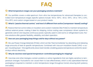 Conteneur Isotherme Médical NERA Série A à Durée Ultra-Longue, Boîte de Chaîne du Froid VIP+PCM pour Colis Pharmaceutiques en Climat Extrême - Product Image 5