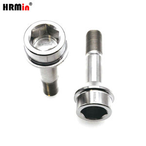 Boulon de <span class=keywords><strong>roue</strong></span> HRMin Gr.5 en titane de haute qualité M14*1.5*52MM Neuf pour pièces automobiles Fabriqué au Shandong - Product Image 1