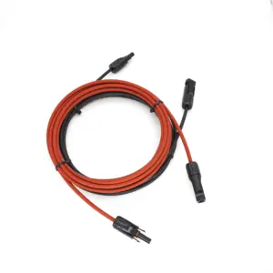 PNTECH Manufacturer Wholesale Flexible Solar Pv Cable 4.0mm2 3m Solar Extension Cable Electric Copper Wire Cable