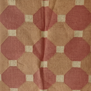 Alfombra de yute y yute tejida a mano Kilim hecha a mano, alfombra geométrica de yute, alfombras orientales Kilim Dhurrie para sala de estar - Product Image 1