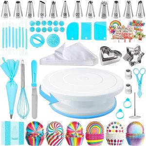 Kit de 255 Pièces pour la Pâtisserie : Outils de Décoration de Gâteaux en Plastique, Douilles à Pâtisserie, Embouts pour Fondant, Poches à Douille, Mélangeur, Moules à Cupcakes - Product Image 6