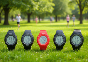 Orologio sportivo digitale Timex, cassa rotonda in plastica da 38 mm, cinturino in silicone, unisex, resistente all'acqua 3 bar - Product Image 2