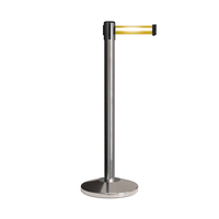 Barrière de ceinture rétractable Offre Spéciale de 2 mètres avec poteau de queue de poteau de contrôle de foule de freinage