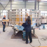 Machine de criblage vibratoire rotative multi-étages pour le criblage du sable et de la pierre