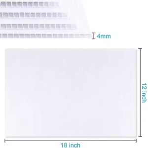 Panneaux de jardin en PP ondulé personnalisés à succès avec piquets en H, compatibles avec film PE, pour décoration familiale - Product Image 6