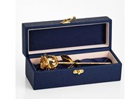Blauw Thema 24K Goud Verguld Echt Natuurlijk Roos Meerdere Luxe Verpakkingsdozen Design Valentijnscadeau Jubileum Huwelijkscadeau