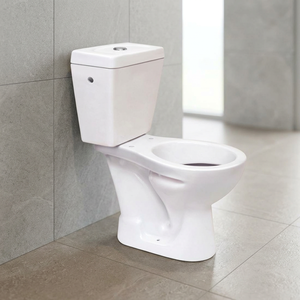 Asiento de inodoro de baño Irani estándar moderno, cubierta de asiento suave de acoplamiento cerrado, trampa S P, portátil sanitario de cerámica de dos piezas - Product Image 5