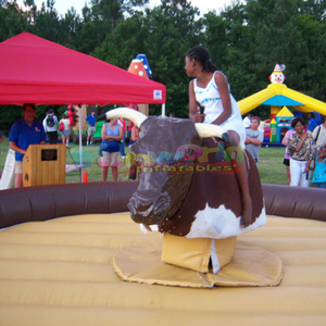 Deportes al Aire Libre juegos comerciales negro emocionante tauromaquia rodeo inflable Toro máquina de montar Toro inflable toro mecánico - Product Image 5