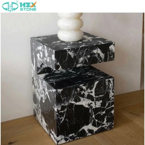 Hzx bán buôn cao cấp roso levanto đá cẩm thạch đá cho phòng khách sang trọng tùy chỉnh đầu giường hiện đại kết thúc cà phê plinth bên bảng <span class=keywords><strong>Top</strong></span> - Product Image 6