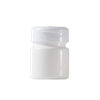 Bouteille ronde en PET blanche de 300 ml, 200 ml, 150 ml, 120 ml, 100 ml, 80 ml avec couvercle à rabat, flacon d'emballage médical en plastique scellé