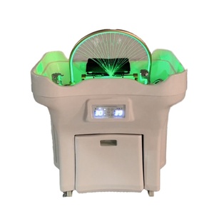 Kisen Modern Genuine Salon Massage <b>Table</b> with Constant Temperature Water Circulation and Head Spa Features Shampoo Basin - Product Image 4