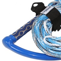 CN ROPENET tali Wakeboard PP 70 kaki uniseks, dengan pegangan EVA untuk perlengkapan olahraga air laut