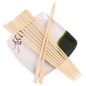 Palitos de bambú para asar malvaviscos largos, pinchos de bambú para barbacoa, palitos de comida redondos desechables para barbacoa, lo mejor para <span class=keywords><strong>parrilla</strong></span>, barbacoa, Kebab, fruta - Product Image 5