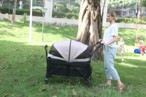 Picnic Heavy Duty Camping Carro de carro plegable 2 en 1 Cochecito con mango giratorio Venta de lujo Ligero <span class=keywords><strong>4</strong></span> ruedas - Product Image 4