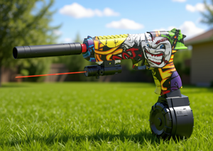 Pistolet à eau semi-automatique Desert Eagle avec chargeur long, cible laser infrarouge, jouet d'extérieur pour enfants et adultes - Product Image 2