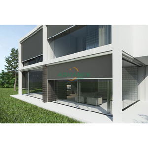 Prix d'usine <span class=keywords><strong>stores</strong></span> roulants motorisés personnalisés pour patio extérieur écran solaire zippé - Product Image 5