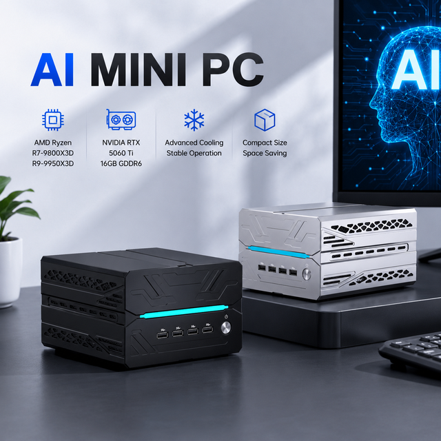 Msecore Ai Workstation Mini Pc Amd Ryzen 9 9950x3d Npu Built-in 75 Tops Ryzen Ai Deep Learning 96gb Ddr5 Ram Ai Tech Solutions