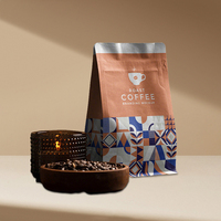 <strong>Best</strong>-<strong>Selling</strong> Roasted <strong>Coffee</strong> Bean <strong>Bags</strong> Flat-Bottom <strong>with</strong> One-Way <strong>Valve</strong> <strong>Zipper</strong> & Foil Liner Plastic Product Category