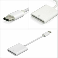 Station d'accueil portable USB-C OTG Hub Compatible Type C USB Hub TF lecteur de carte SD pour téléphone Pad ordinateur portable