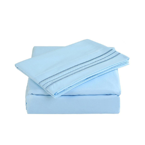 <span class=keywords><strong>Venta</strong></span> caliente 4pcs hotel Rey tamaño de hoja de cama conjunto/hoja de cama conjunto - Product Image 3