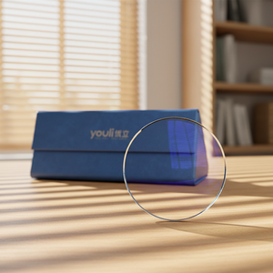 Lentilles progressives photochromiques 1.67 de marque YOULI, directement de l'usine de Danyang, en résine CR39, avec traitement anti-lumière bleue HMC, couleur gris - Product Image 3