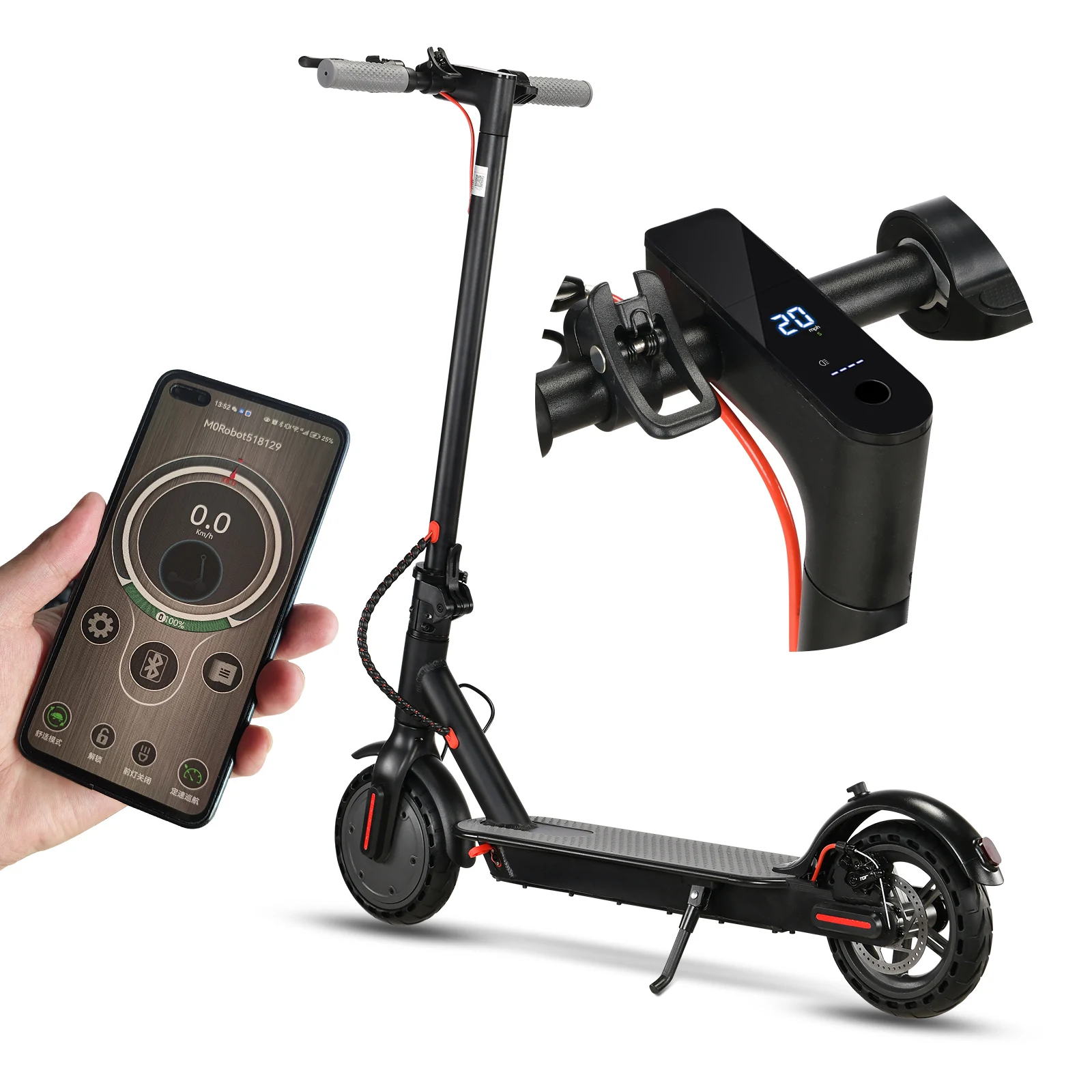 Neue Mode kundenspezifischer 350 W Motor in China hergestellt J03 aufrechter faltbarer Mini-Elektroscooter für Erwachsene Kick 2-Rad mit App für günstig